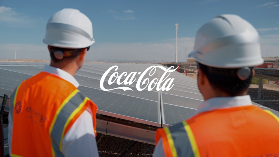 Coca-Cola sustainability film at Al Ain solar plant