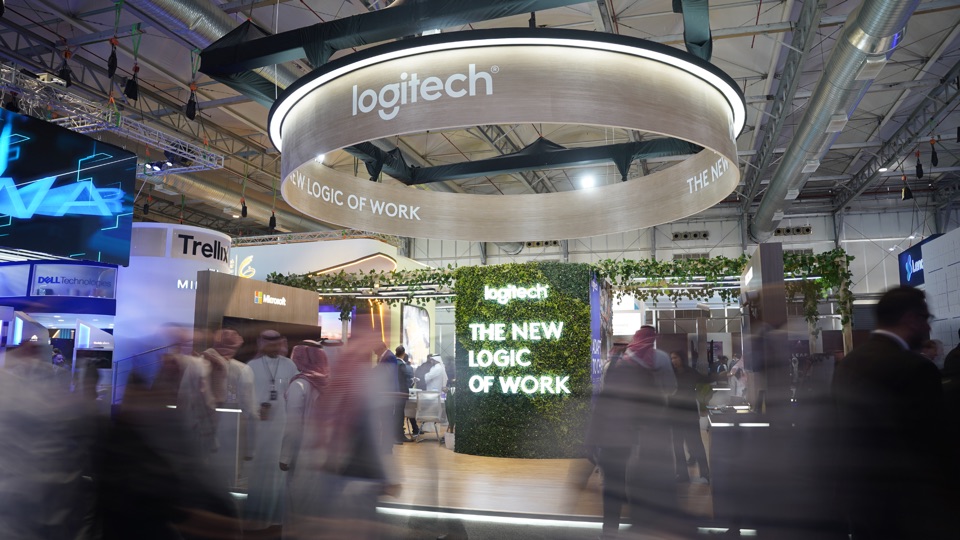 Logitech installation and technology showcase at LEAP 2023